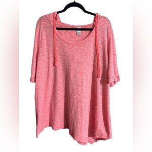 LIVI Active Asymmetrical Short Sleeve Hoodie